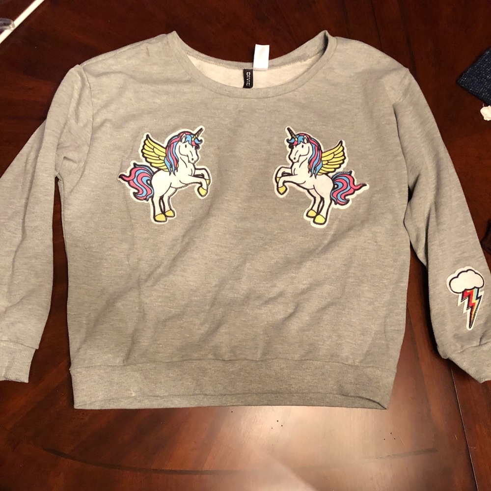 Unicorn h&m sweatshirt